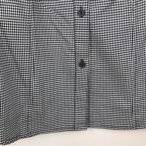 Pendleton Womens Button Down Shirt New w/ Tags Black & White Houndstooth Sz 6 - Picture 5 of 12